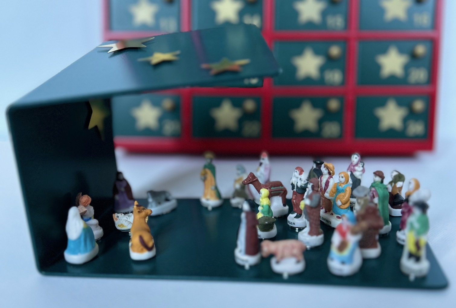 Vert / Santons Marie-Hélène pour Calendrier (Pastorale) – Image 3